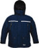 Viking 858JN-XXL Rain Jacket: Size 2X-Large, Black & Navy, Polyester