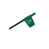 Wiha 37056 Torx Key: Flag Handle, T6, 2.6" OAL