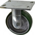 Albion 72PD06201R Rigid Top Plate Caster: Polyurethane, 6" Wheel Dia, 2" Wheel Width, 1,230 lb Capacity, 7-1/2" OAH