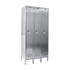 Hallowell USS3888-1 3-Wide Locker: 18" Wide, 78" High, Padlock