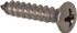 Value Collection R63646280 Sheet Metal Screw: #10, Oval Head, Phillips