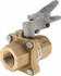 Value Collection BDR-576600-NY Full Port Air Brake Manual Ball Valve: 3/4" Pipe, Full Port