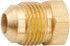 ANDERSON METALS 754039-08 Lead Free Brass Flared Tube Plug: 1/2" Tube OD, 45 ° Flared Angle