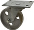 Fairbanks W26-6-IRB Swivel Top Plate Caster: Semi-Steel, 6" Wheel Dia, 2" Wheel Width, 1,200 lb Capacity, 7-1/4" OAH