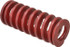 Associated Spring Raymond 104-612 Die Spring: 1-1/4" Hole Dia, 5/8" Rod Dia, 3" Free Length, Red