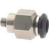 Aignep USA 50020N-6-M5 Push-To-Connect Tube to Metric Thread Tube Fitting: Male, Straight, M5 Thread