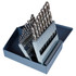 Cle-Line C18621 Drill Bit Set: Jobber Length Drill Bits, 21 Pc, 0.0625" to 0.375" Drill Bit Size, 135 °, High Speed Steel