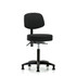 Blue Ridge Ergonomics MSC42933 Adjustable Height Swivel Stool: Olefin, 24" Seat Width, 24" Seat Depth