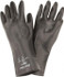 SHOWA 890-11 Chemical Resistant Gloves: 2X-Large, 28 mil Thick, Viton-Coated, Viton, Unsupported