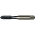 Greenfield Threading 330048 Straight Flute Tap: 1/4-20 UNC, 4 Flutes, Plug, 2B Class of Fit, High Speed Steel, TiCN Coated