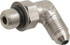 Made in USA TX-16-GE Stainless Steel Flared Tube Straight Thread Elbow: 1" Tube OD, 1-5/16-12 Thread, 37 ° Flared Angle