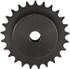 U.S. Tsubaki 80B17 Plain Bore Sprocket: 17 Teeth, 1" Pitch, 2-3/4" Bore Dia