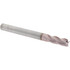 SGS 35504 Square End Mill: 3/16'' Dia, 9/16'' LOC, 3/16'' Shank Dia, 2'' OAL, 4 Flutes, Solid Carbide