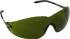 MCR Safety S21130 Safety Glass: Scratch-Resistant, Polycarbonate, Green Lenses, Frameless, UV Protection