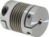 Lovejoy 68514476958 Flexible Bellows Clamp: Aluminum Hub with Stainless Steel Bellows, 1/4" Pipe, 1.614" OAL