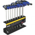 Klein Tools JTH68MB 8 Piece T-Handle Cushion Grip Hex Key Set, With Stand