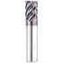 GWS 312834 Corner Radius End Mill: 1" Dia, 4-1/8" LOC, 0.12" Radius, 7 Flutes, Solid Carbide