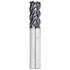 GWS 121360 Corner Radius End Mill: 5/8" Dia, 2-1/4" LOC, 0.015" Radius, 5 Flutes, Solid Carbide