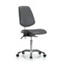 Blue Ridge Ergonomics MSC44441 Task Chair: Vinyl, Carbon