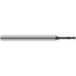 Fraisa B5716180 Square End Mill: 3.00 mm Dia, 3.60 mm LOC, 2 Flute, Solid Carbide