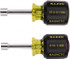 Klein Tools 610M Nut Driver Set: 2 Pc, 1/4 to 5/16", Hollow Shaft, Cushion Grip Handle