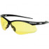 Jackson Safety 50002 Safety Glass: Scratch-Resistant, Polycarbonate, Amber Lenses, Full-Framed, UV Protection