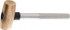 American Hammer AM4BZPG Non-Marring Hammer: 4 lb, 1-5/8" Face Dia, Bronze Head