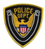 Hero's Pride 10415 POLICE DEPT Eagle w/ Blank Scroll - Gold/Midnight - 4''x4.375''