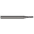 Harvey Tool 836324 Square End Mill: 0.024'' Dia, 0.072'' LOC, 1/8'' Shank Dia, 1-1/2'' OAL, 3 Flutes, Solid Carbide