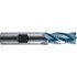 RobbJack STR-404-12-A Square End Mill: 3/8'' Dia, 7/8'' LOC, 3/8'' Shank Dia, 2-1/2'' OAL, 4 Flutes, Solid Carbide