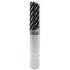 GWS 317370 Corner Radius End Mill: 5/8" Dia, 3/4" LOC, 0.09" Radius, 8 Flutes, Solid Carbide