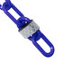 Mr. Chain 52026-25 Safety Barrier Chain: Plastic, Traffic Blue, 25' Long, 2" Wide