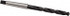 Guhring 9002450157500 Taper Shank Drill Bit: 0.6201" Dia, 2MT, 118 °, High Speed Steel