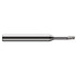 Harvey Tool 860662 Ball End Mill: 0.062" Dia, 0.093" LOC, 3 Flute, Solid Carbide