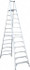 Werner P412 12-Step Aluminum Ladder Platform: 300 lb Capacity