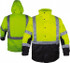 Reflective Apparel Factory 431STLBXL Size X-Large, ANSI 107-2010 Class 3, Black & High-Visibility Lime, Polyester