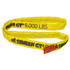 Stren-Flex ERSST3-03 Round Sling: 2.1" Wide, 3' Long, 9,000 lb Vertical, 7,200 lb Choker, 18,000 lb Basket, Polyester