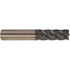 Accupro 6503241 Square End Mill:  1.0000" Dia, 1.25" LOC, 1" Shank Dia, 4" OAL, 5 Flutes, Solid Carbide