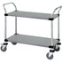 Quantum Storage WRSC-1848-2SS Utility Cart: Stainless Steel, Silver