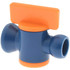 Value Collection 2438x2 Coolant Hose Valves; Hose Inside Diameter (Inch): 1/4 ; Connection Type: Male x Female ; Body Material: POM ; Number Of Pieces: 2 ; For Use With: Snap Together Hose System