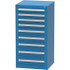 Vidmar SCU3352AL-BB Modular Steel Storage Cabinet: 30" Wide, 27.7969" Deep, 59" High