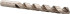 Hertel 42161 Jobber Length Drill Bit: 25/64" Dia, 135 °, Cobalt