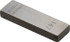 Mitutoyo 611187-531 Rectangle Steel Gage Block: 0.147", Grade 0