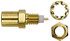 Pomona 72999 Coaxial Connectors; Connector Type: Plug ; Impedance (Ohms): 50 ; Body Orientation: Straight ; Finish: Gold ; Mount Type: Panel ; Contact Material: Brass