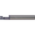 Micro 100 BBL-230600X Boring Bar: 0.23" Min Bore, 0.6" Max Depth, Left Hand Cut, Solid Carbide