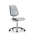 Blue Ridge Ergonomics MSC40223 Task Chair: Vinyl, Sterling