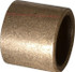 Boston Gear 34664 Sleeve Bearing: 7/16" ID, 9/16" OD, 1/2" OAL, Oil Impregnated Bronze