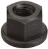 Jergens 39705 1/2-13  Steel Black Oxide Spherical Flange Nut