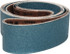 VSM 319381 Abrasive Belt: 1/4" Wide, 12" Long, 120 Grit, Zirconia Alumina