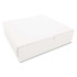 SCT SCH0969 Tuck-Top Bakery Boxes, 10w x 10d x 2 1/2h, White, 250/Carton